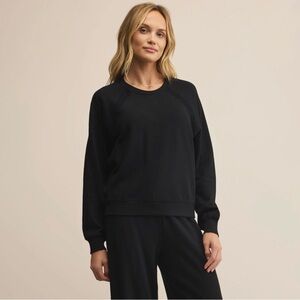 Z Supply Classic Black Crew Neck Sweater
